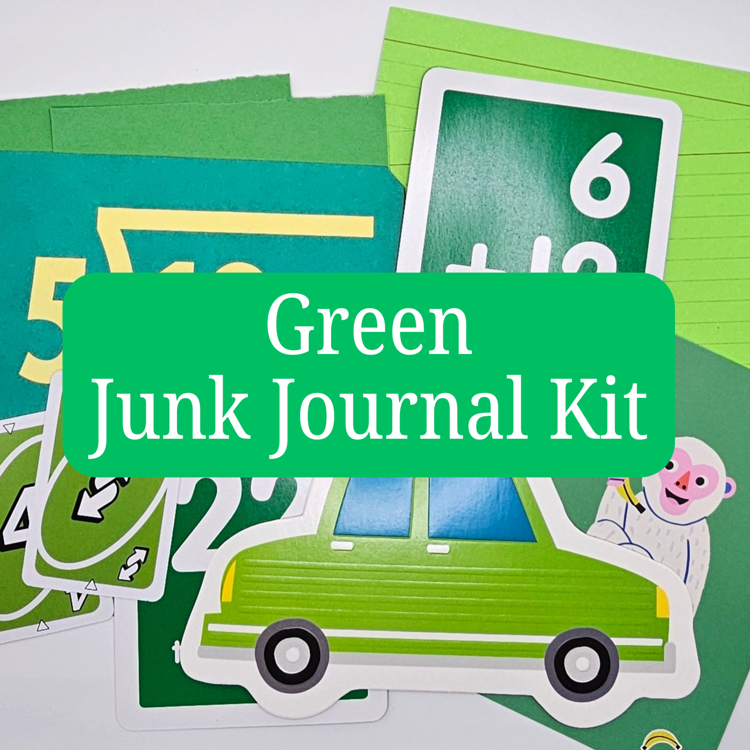 Green Junk Journal Kit
