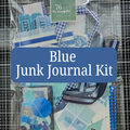Blue Junk Journal Kit