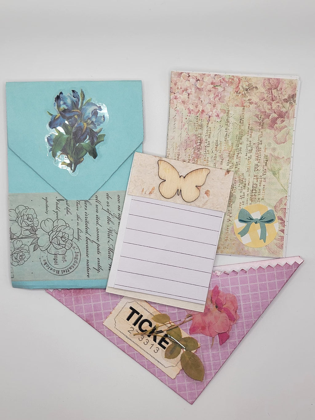Handmade Embellishment Ephemera Kits Spring #2