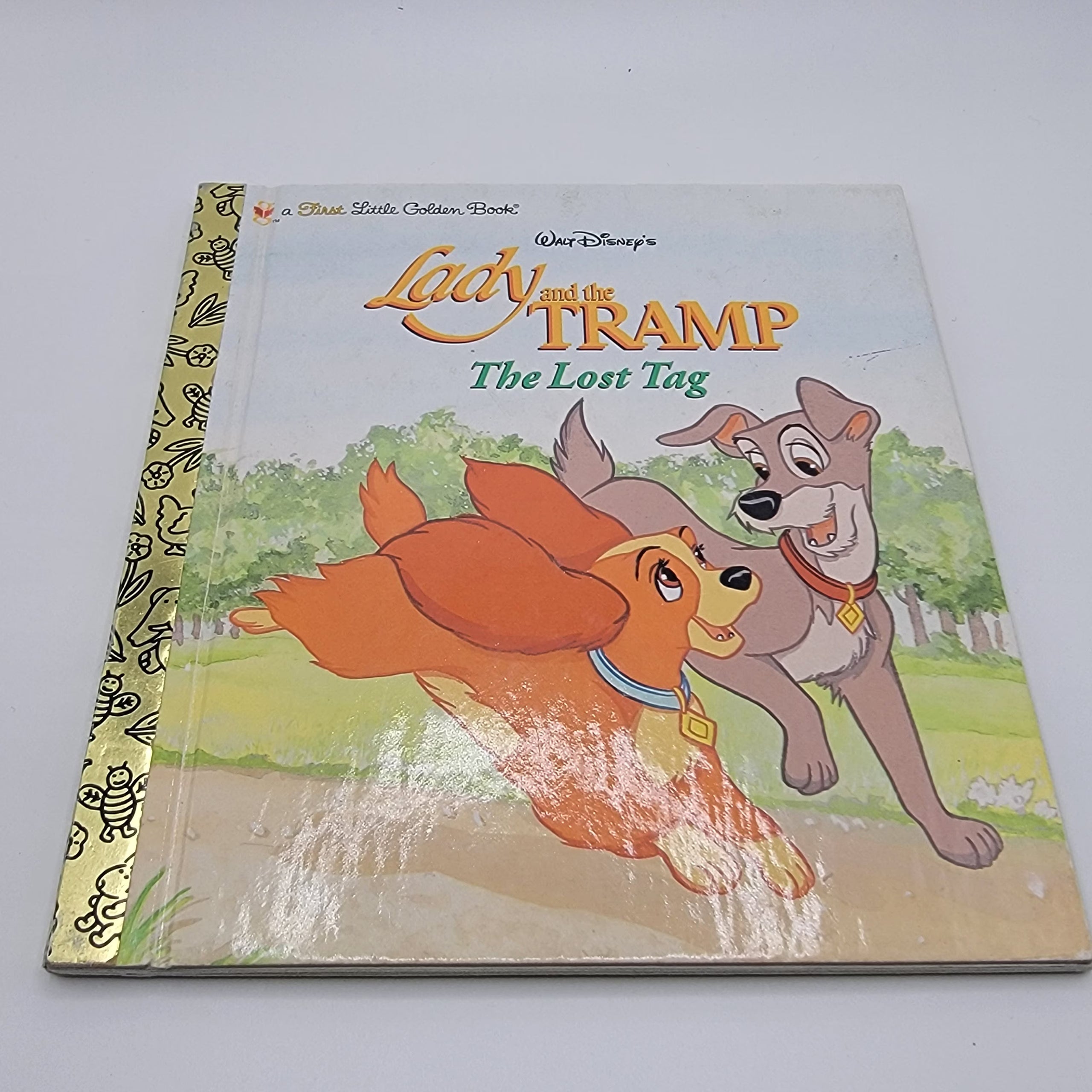 Little Golden Book Lady and the Tramp The Lost Tag Vintage 1997