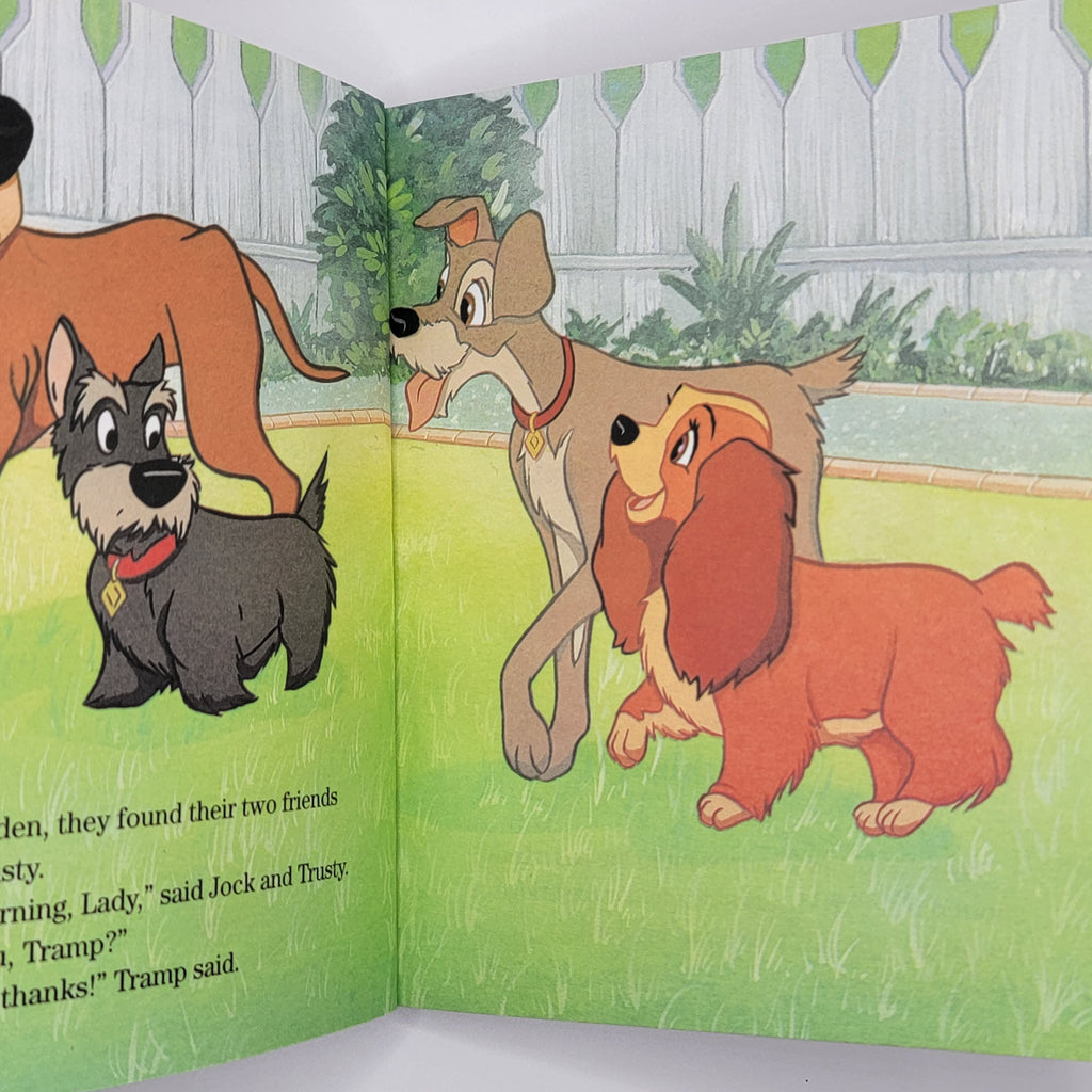 Little Golden Book Lady and the Tramp The Lost Tag Vintage 1997