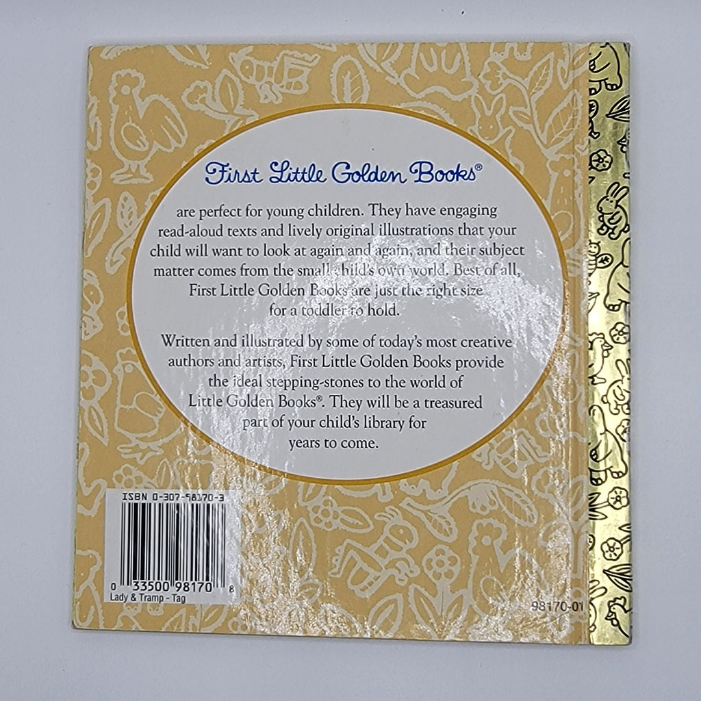 Little Golden Book Lady and the Tramp The Lost Tag Vintage 1997